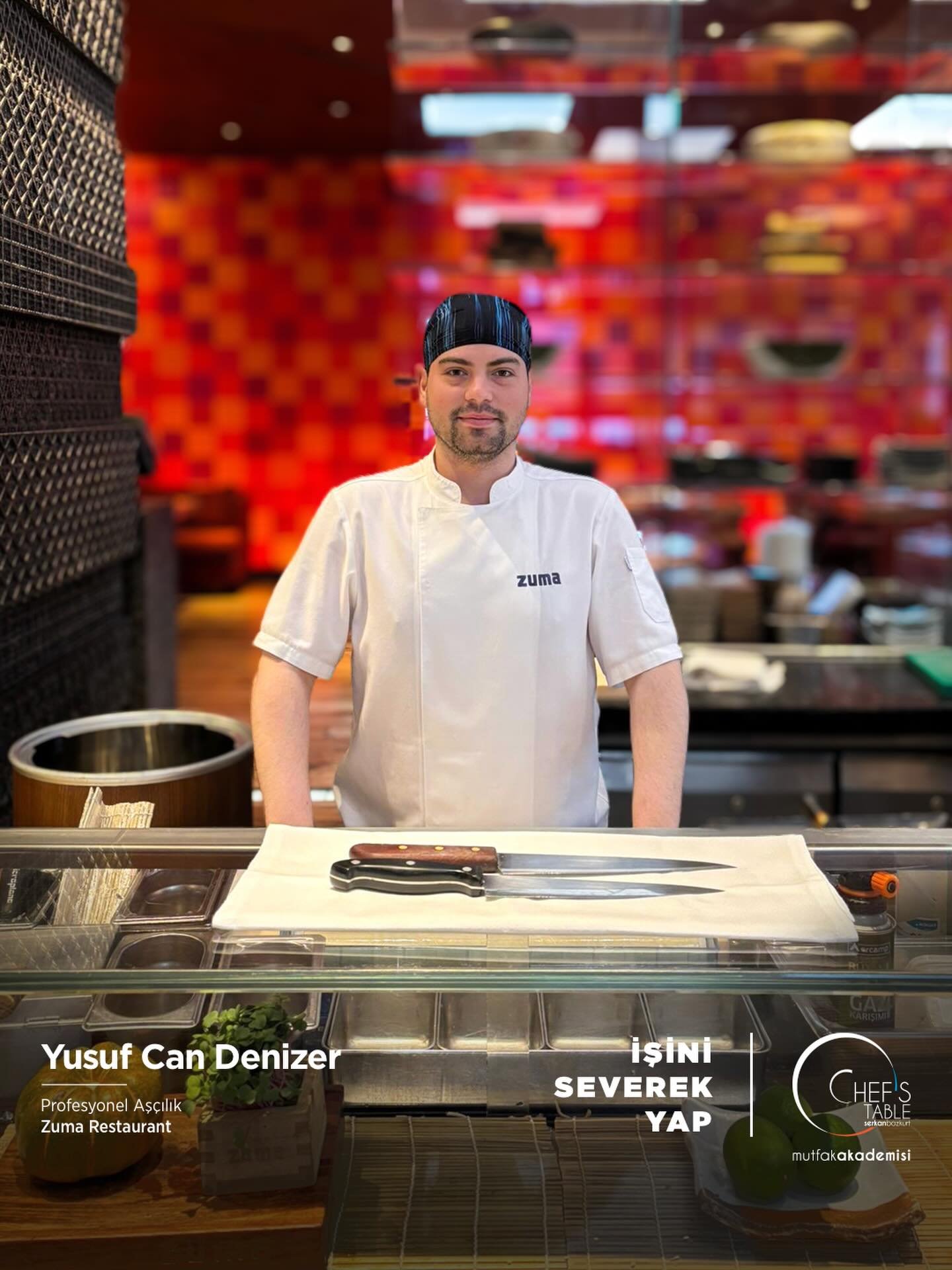 Profesyonel Aşçılık Eğitimi mezunlarımızdan Yusuf Can Denizer, stajını yapmış olduğu Zuma Restaurant’ta işe başlamıştır. Sevgili Yusuf Can Denizer’e kariyerinde bol şans ve başarılar diliyoruz. Yolu açık olsun!

#chefstablemutfakakademisi #profesyonelaşçılıkeğitimi #işiniseverekyap
